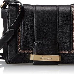Foley + Corinna Becker Crossbody Bag Color: Black & Serpentine